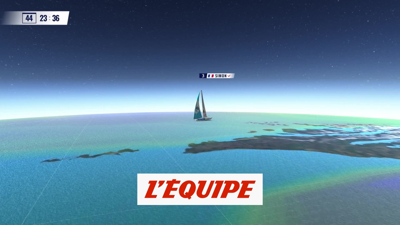 La cartographie du 25 décembre - Voile - Vendée Globe