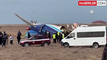 Kazakistan'dan düşen uçakta 38 kişi hayatını kaybetti