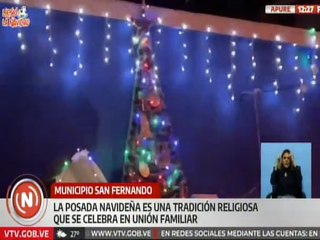 Familias apureñas disfrutan de la tradicional “Posada Navideña”