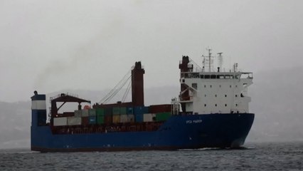 Siguen desaparecidos dos tripulantes del carguero ruso que se hundió ayer a 62 millas de Cartagena