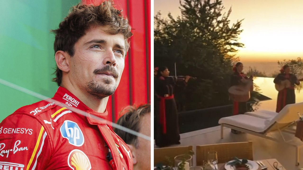 Charles Leclerc festeja una Navidad muy mexicana con todo y mariachi