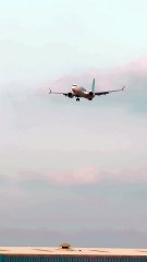 Fly Dubai B737 lands at Dubai