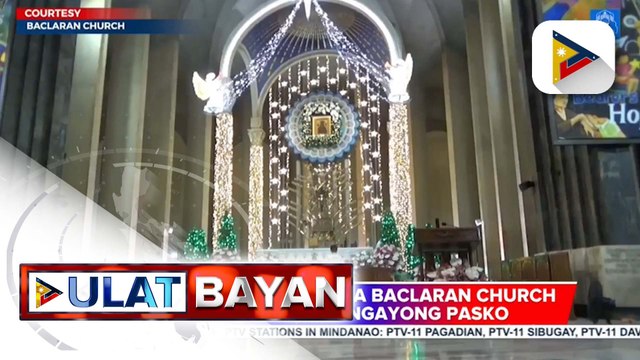 Mga deboto, dumalo pa rin sa Baclaran Church para magsimba ngayong Pasko sa kabila ng sama ng panahon