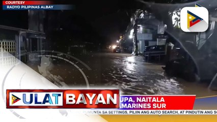 Ilang lugar sa Southern Luzon at Bicol Region, binaha dahil sa magdamag na pag-ulang dulot ng shear line