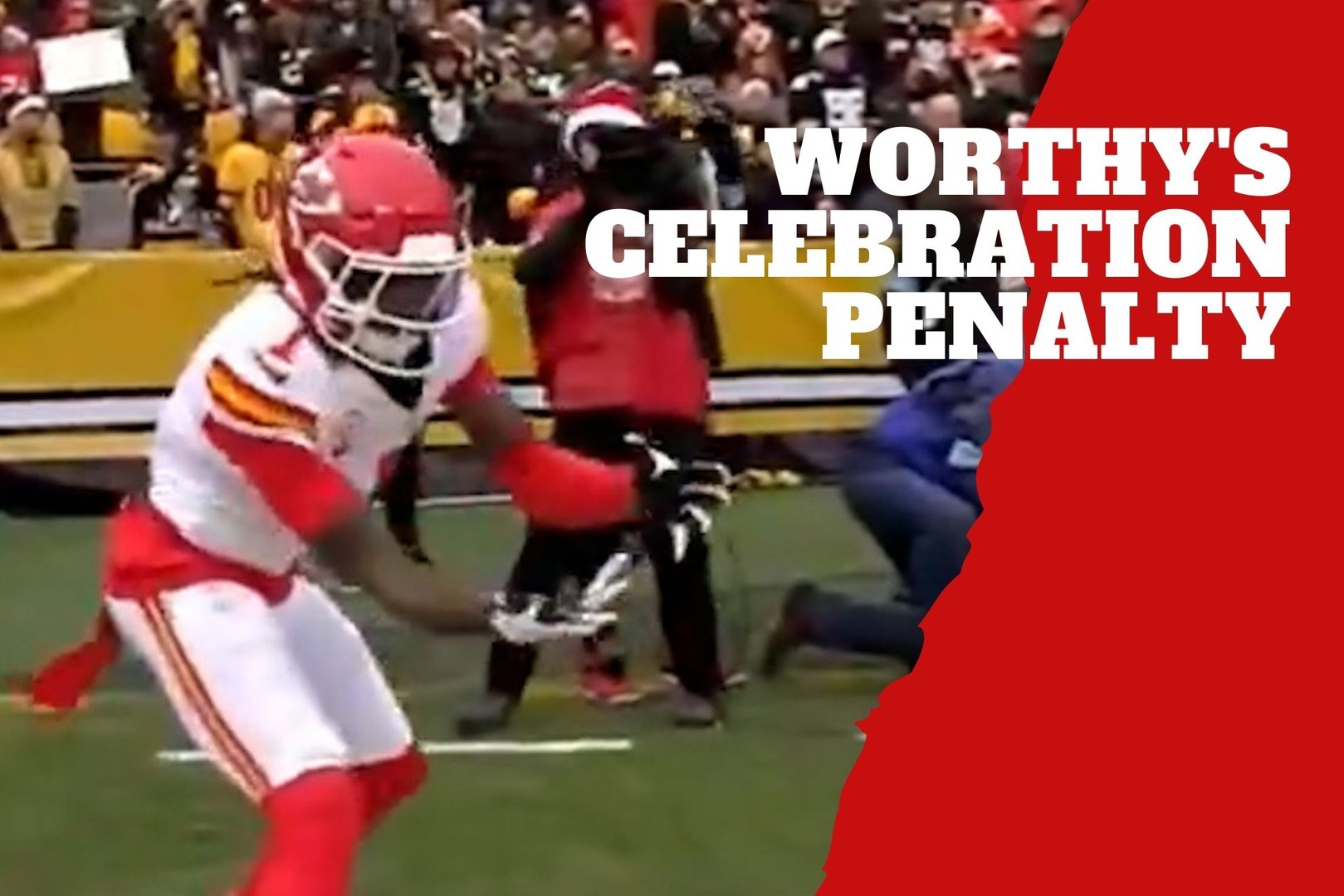 Xavier Worthy's celebration leads to penalty sfter TD MARCA TV English