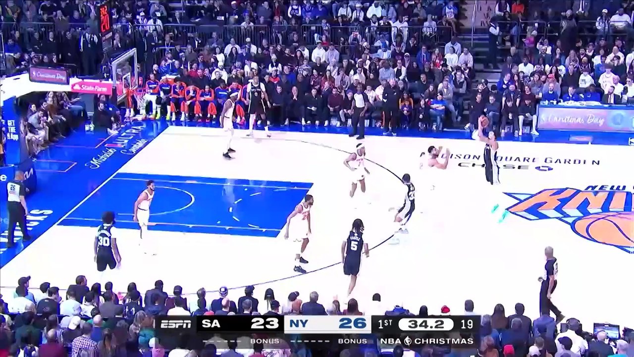 NBA Resumen Knicks 117-114 Spurs