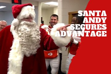 Andy Reid delivers home-field advantage as Santa after Chiefs' win