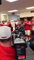 NFL games today postcard HO HO HO(w) 'bout those CHIEEEEEEEFS!! #chiefs #nfl #nflgameday #christmas