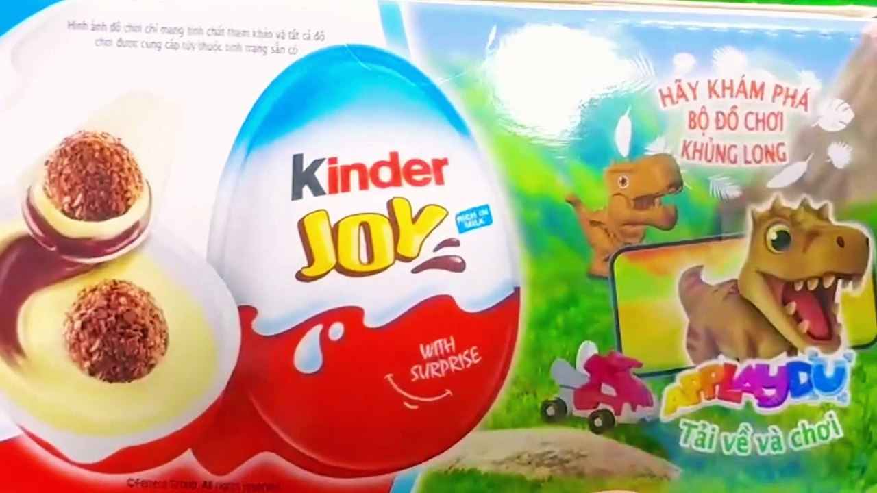 SATISFYING ASMR GIANT KINDER JOY SURPRISE EGG CHOCOLATE