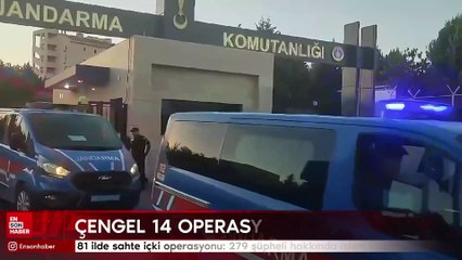 81 ilde sahte içki operasyonu: 279 şüpheli hakkında işlem yapıldı