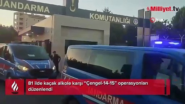 81 ilde 'Çengel' operasyonları! 21 adet yasa dışı sahte alkol imalathanesi deşifre edildi