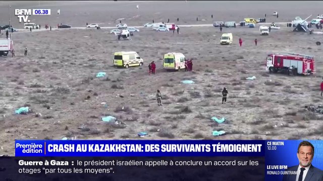 Ma femme était assise à côté de moi, je ne l'ai pas revue depuis l'accident : après le crash d'un avion de ligne au Kazakhstan, les survivants témoignent