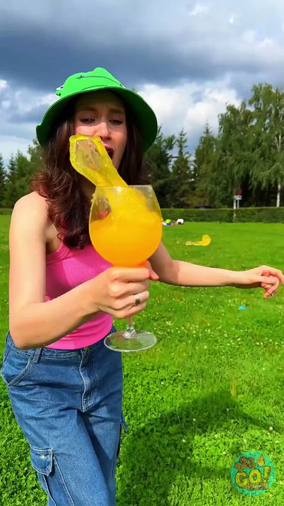 Cool Juice Hack By 123 GO #shorts 🍹