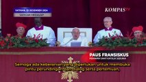 Khotbah Natal PausFransiskus di Vatikan,Kirim Doa untuk Ukraina hingga Gaza