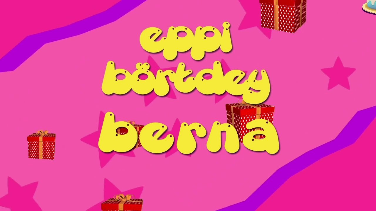 İyi ki doğdun BERNA - İsme Özel Roman Havası Doğum Günü Şarkısı (FULL VERSİYON)