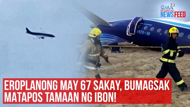Eroplanong may 67 sakay, bumagsak matapos tamaan ng ibon! | GMA Integrated Newsfeed