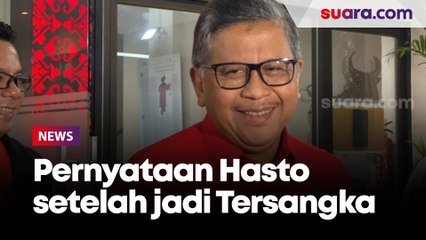 Pernyataan Sekjen PDI Perjuangan Hasto Kristiyanto setelah ditetapkan sebagai tersangka oleh KPK