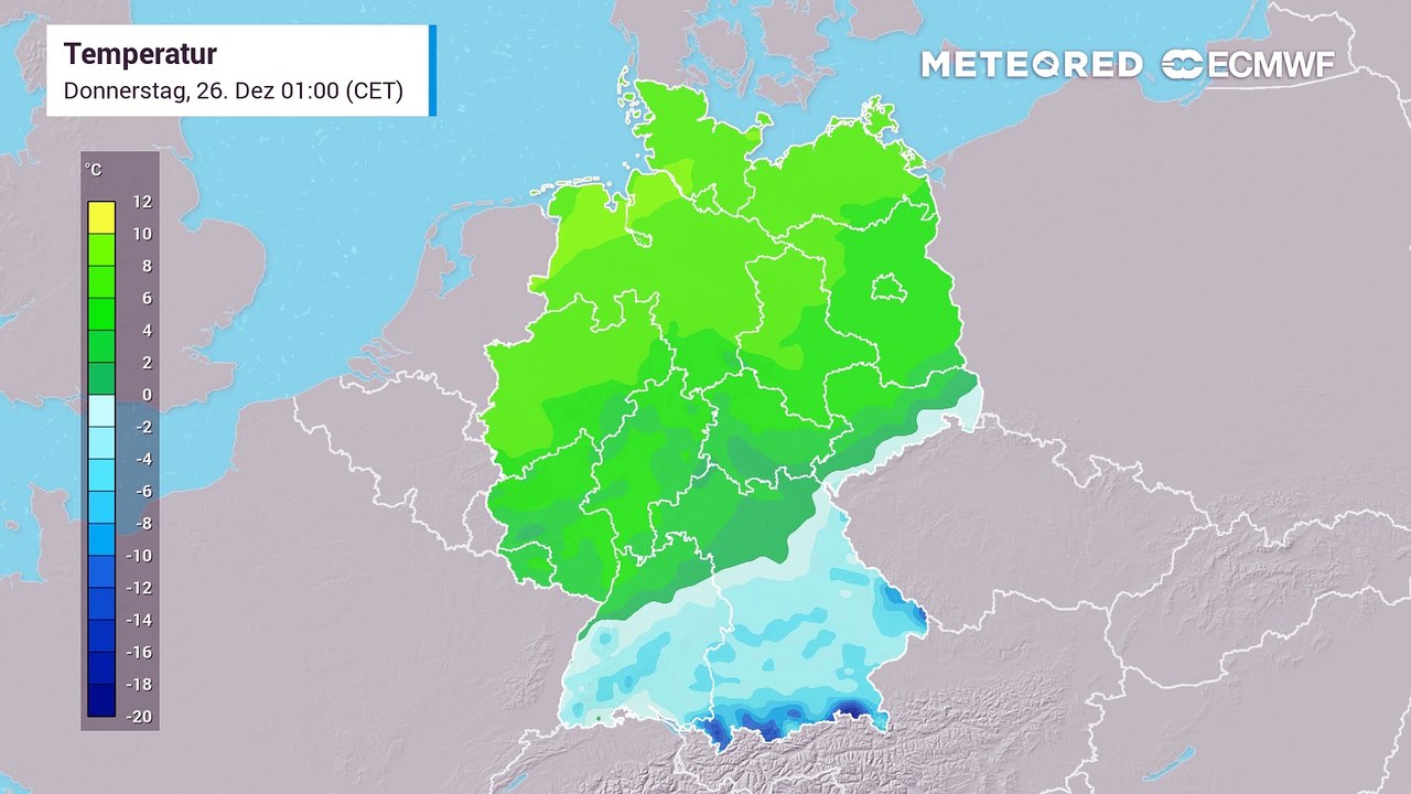 Im Süden aufgrund der zum Teil frostigen Temperaturen Gefahr von Straßenglätte. Im Norden im Nebel glatte Straßen möglich, wegen überfrierender Nässe in den Schwaden oder durch Sprühregen.