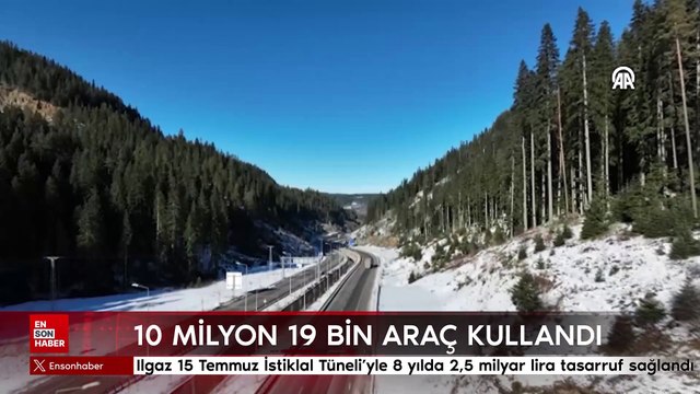 Abdulkadir Uraloğlu: Ilgaz 15 Temmuz İstiklal Tüneli'yle 2,5 milyar lira tasarruf sağlandı