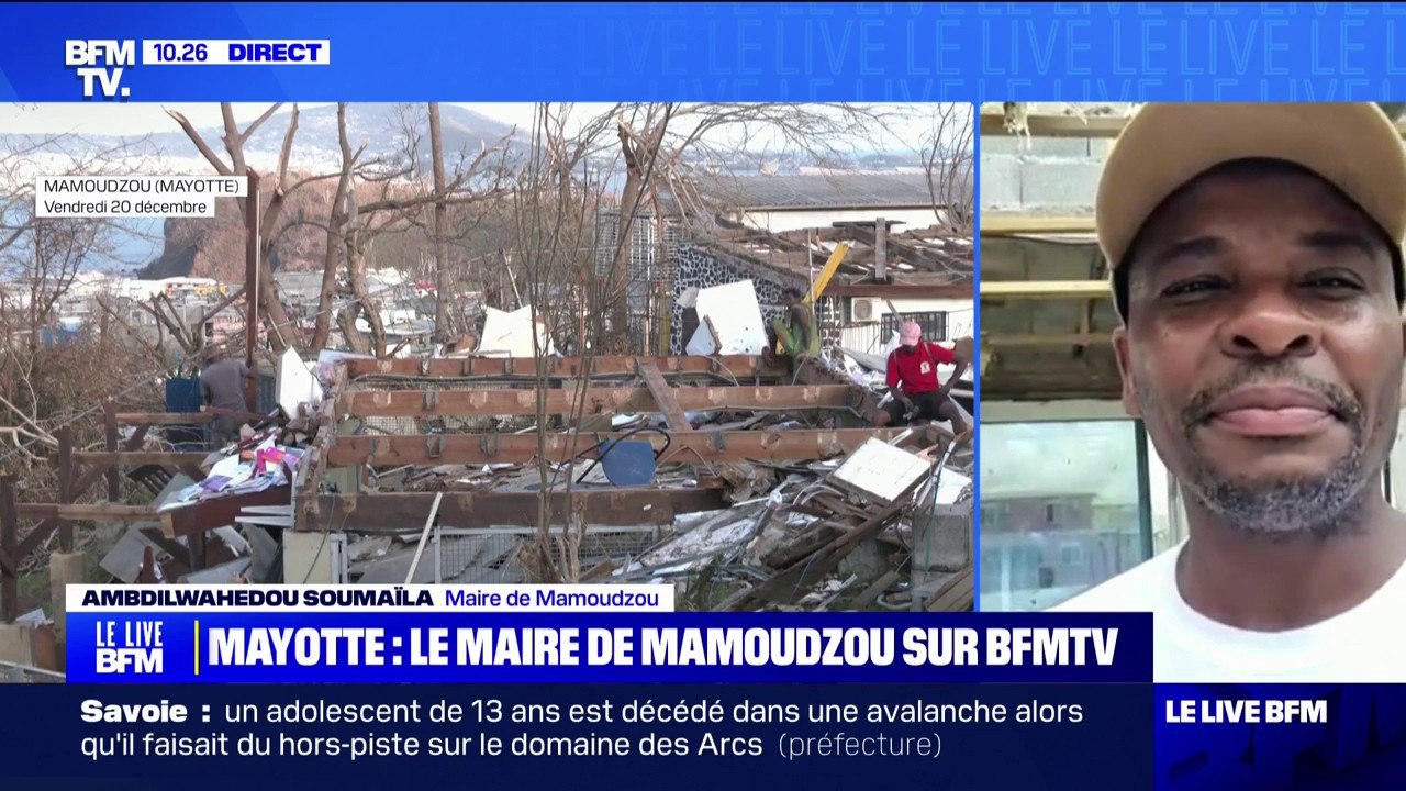Mayotte: "C'est une bouffée d'oxygène énorme qu'apporte cet hôpital de campagne", affirme Ambdilwahedou Soumaila (maire de Mamoudzou)