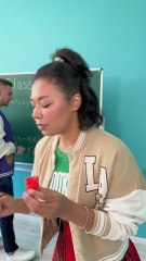 He doesn't know it's edible paint 🤣🎨