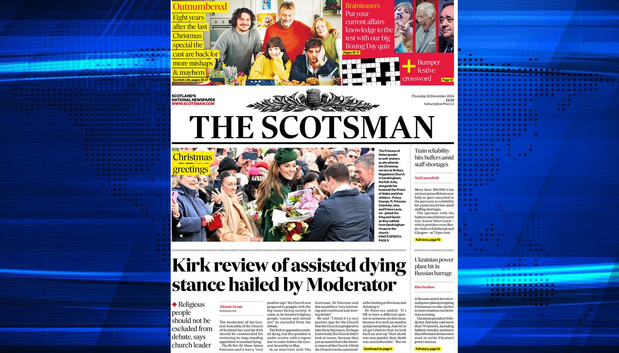Scotsman Bulletin Boxing Day
