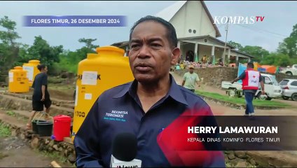 Status Gunung Lewotobi Laki-Laki Menurun, Begini Keadaan Pengungsi