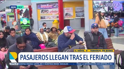 En La Paz reportan incremento de demanda de pasajes