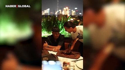 Nusret'in rüzgarı Barcelona'nın genç yıldızını da etkisi altına aldı