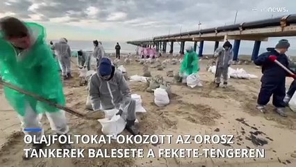Vészhelyzetet hirdettek Krasznodarban az olajszennyezés miatt