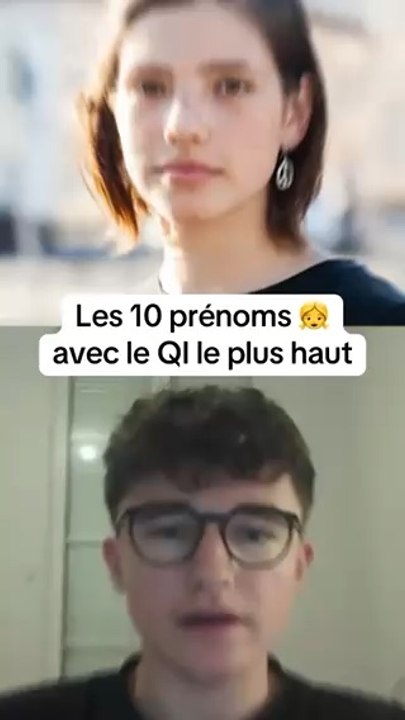 Les 10 prénoms de filles avec le qi la plus haut #qi #quotientintellectuel #classement #prénom #prenom #prenoms