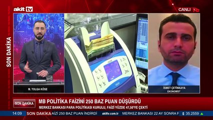 MB politika faizini 250 baz puan düşürdü