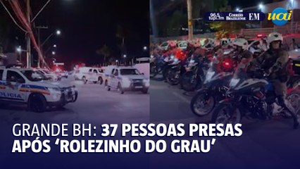 Operação contra ‘Rolezinho do Grau’ prende 37 pessoas na Grande BH