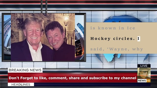 Trump floats NHL legend Wayne Gretzky as Canadian prime minister amid Trudeau turmoil