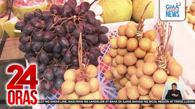 Mga bilog na prutas na pinaniniwalaang pampaswerte, mabenta na kahit nagmahal | 24 Oras