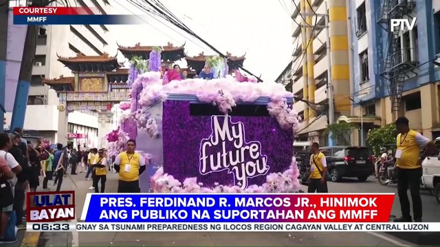 PBBM, hinikayat ang publiko na suportahan ang MMFF dahil bahagi na ito ng kulturang Pinoy