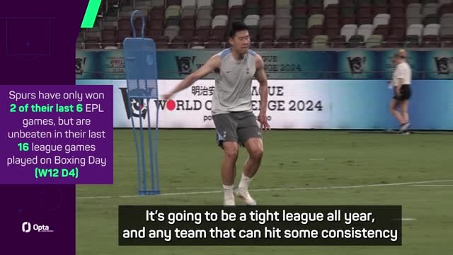 Postecoglou searching for consistency in 'unusual' Premier League year