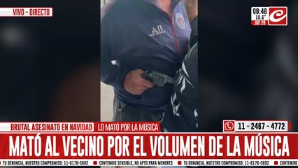 Impactante video muestra el momento en el que el policía asesina a su vecino