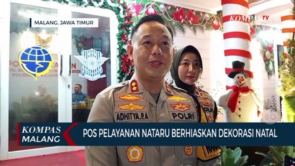 Pos Nataru Berhiaskan Dekorasi Natal Diserbu Umat Katolik Usai Misa