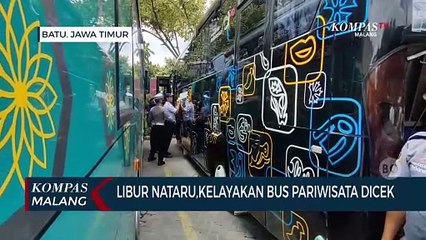 Uji Kelaikan Bus Pariwisata dan Tes Urin Sopir