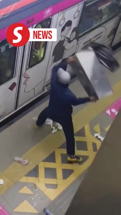 Eight nabbed after viral train station fight