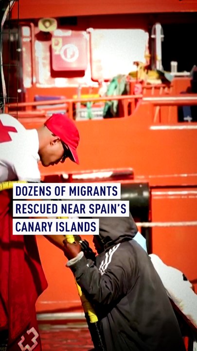 Dozens of migrants rescued near Canary Islands