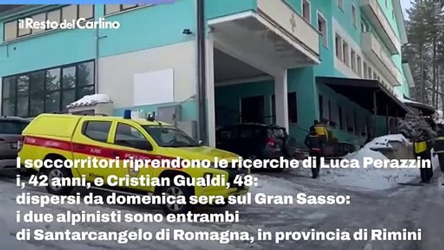 Dispersi sul Gran Sasso: il video delle ricerche