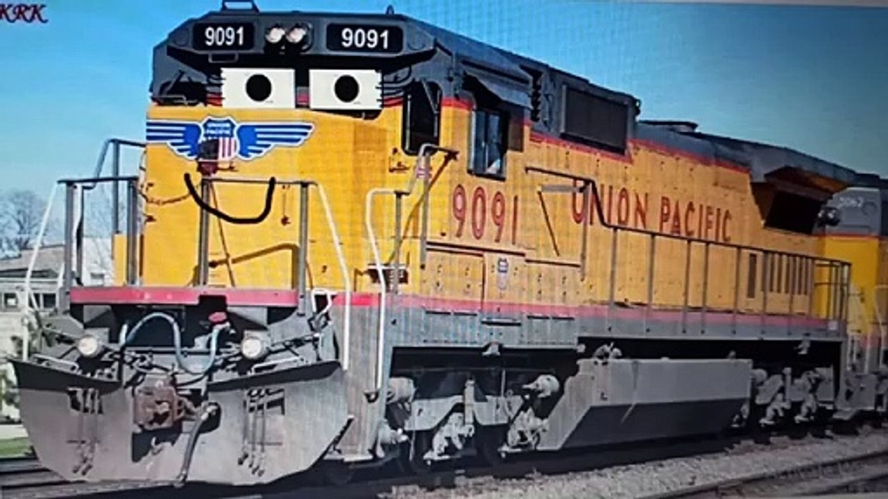 Hua the Union Pacific C40-8 #9091