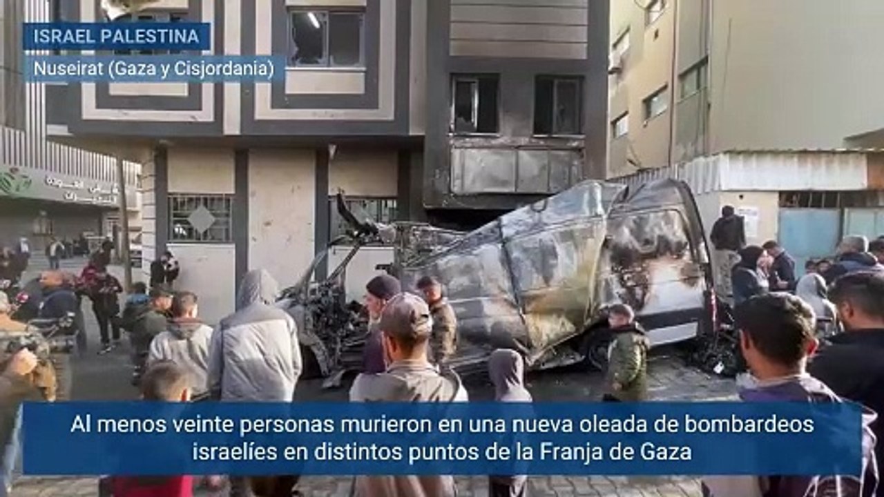 Decenas de muertos, entre ellos 5 periodistas, en los ataques nocturnos de Israel a Gaza