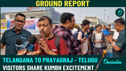 MahaKumbh 2025: Visitors from Telangana in Prayagraj Share Their Excitement for the Biggest Event