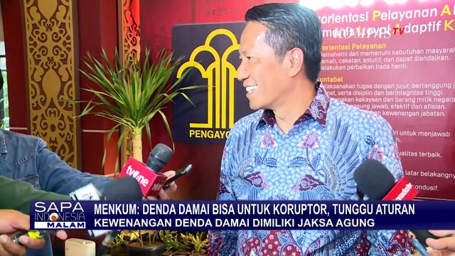 Sebut Denda Damai Bisa untuk Koruptor, Menkum: Kewenangan Dimiliki Jaksa Agung