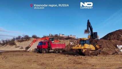 Centenas de aves resgatadas no Mar Negro