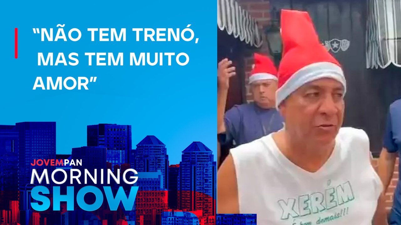 Zeca Pagodinho SURPREENDE crianças como Papai Noel em Xerém