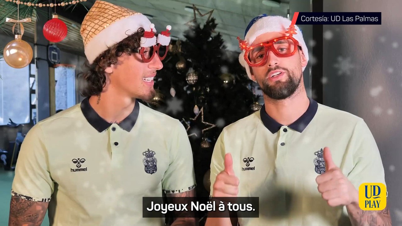 La Navidad según la UD Las Palmas: la simpática...